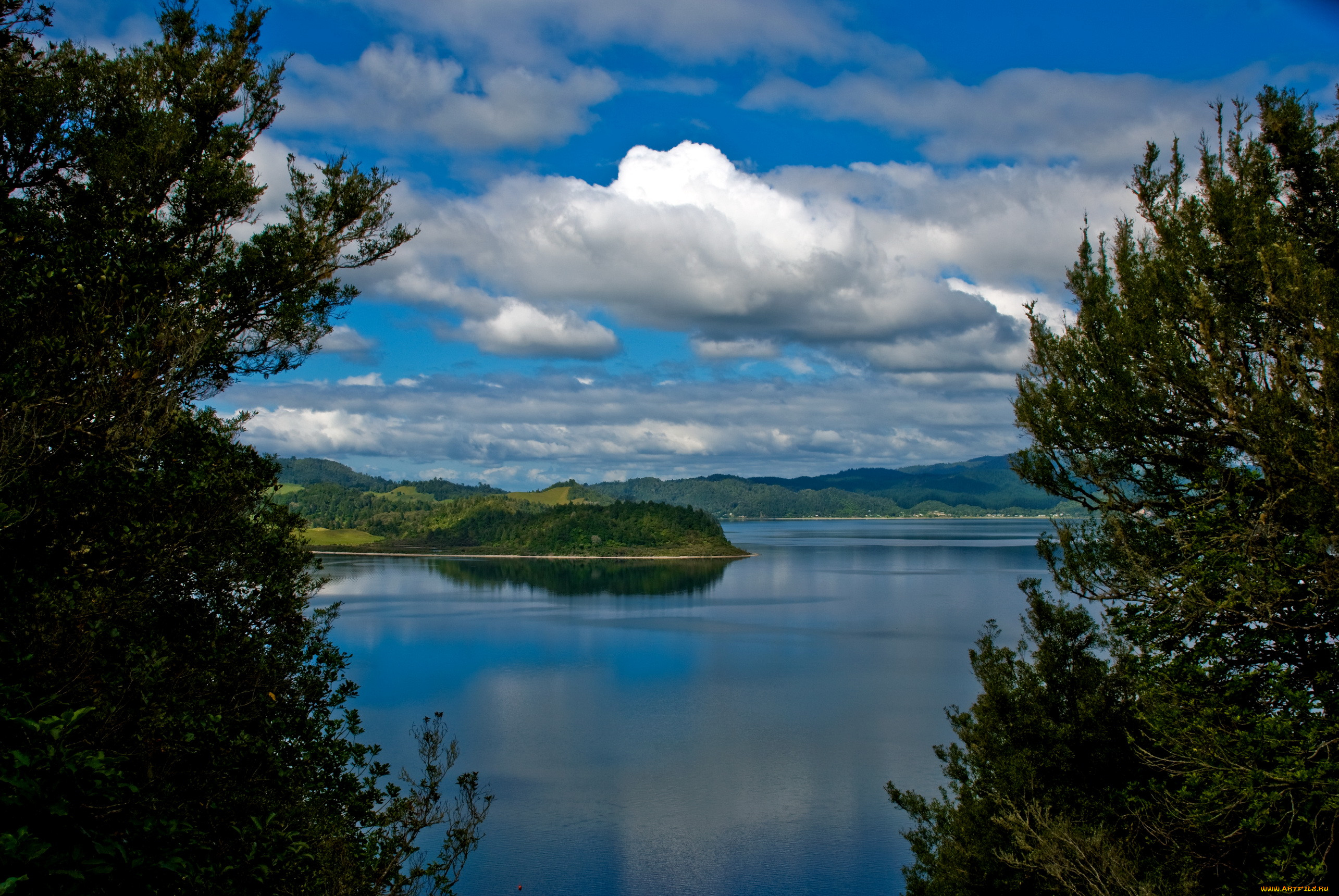 lake, rotoma, new, zealand, rotorua, , , , 